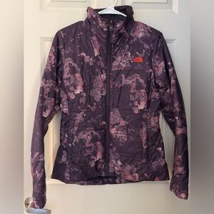 The North Face Women’s Full Zip Lightly Insulated Jacket, Purple Multicolor, S